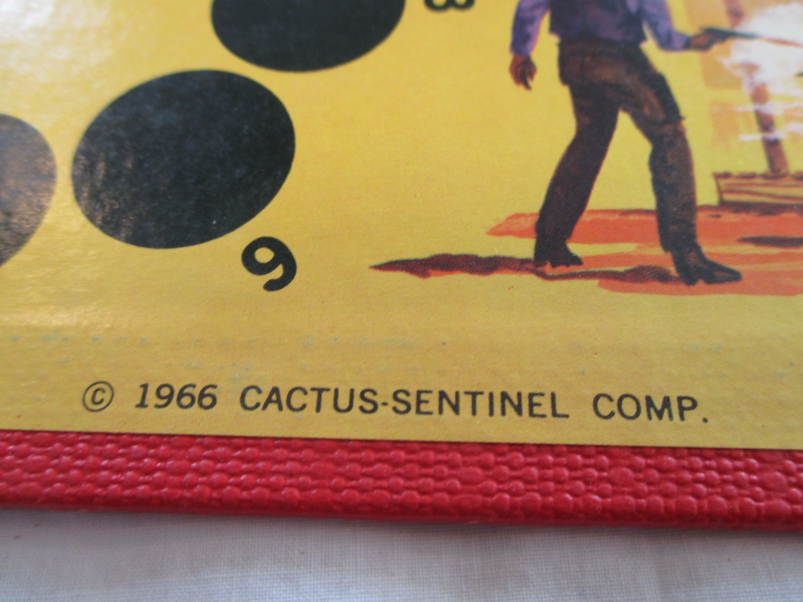 Vtg. BRANDED Milton Bradley Board Game Vintage Western 1966 May be Incomplete.