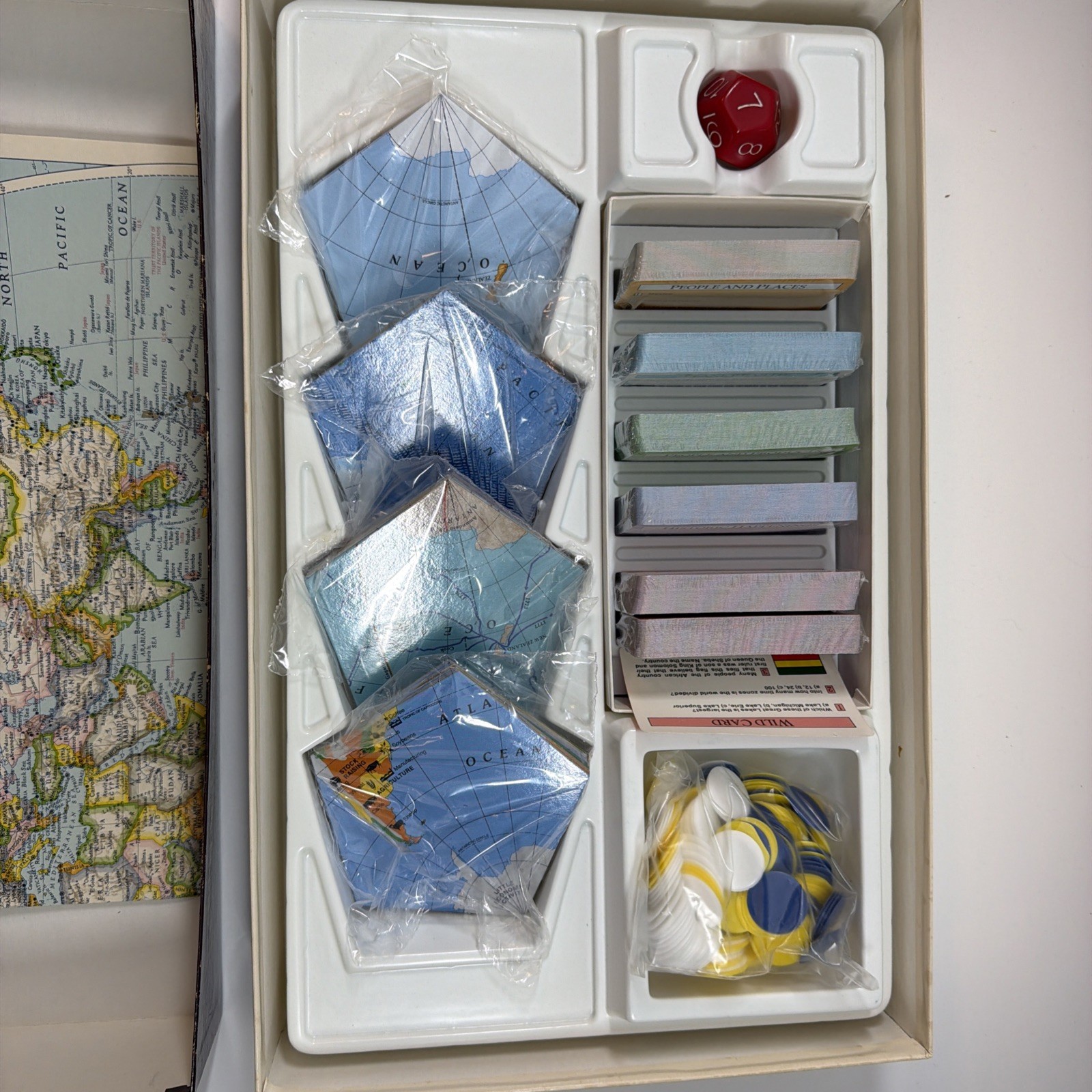 National Geographic Global Pursuit Geography Board Game Complete 1987 USA