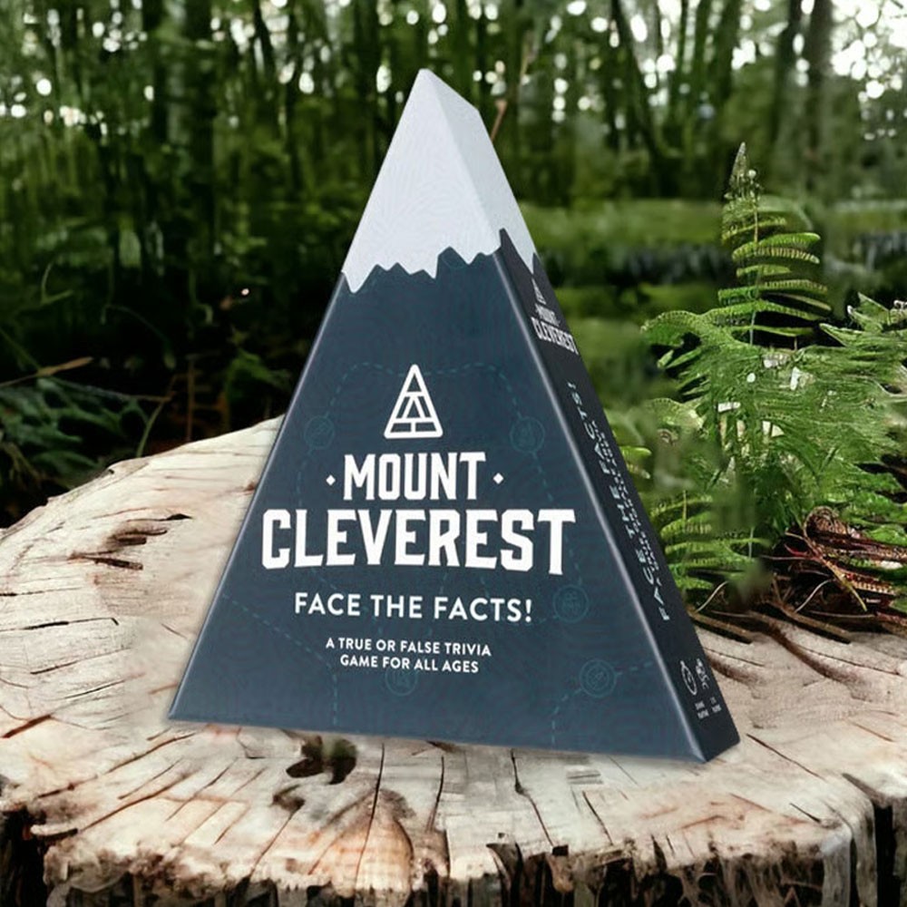 MOUNT CLEVEREST Trivia Game – True or False, Fun Family Travel Game AE