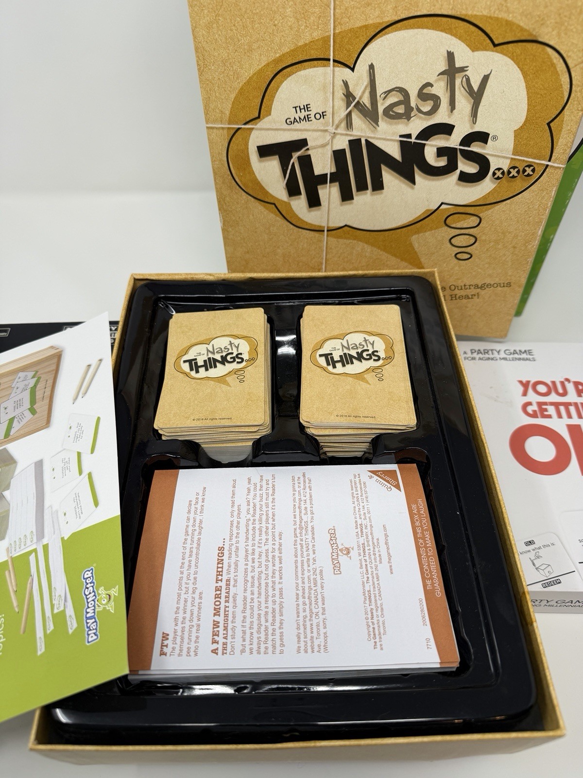 5 Adult Party Board Games (14-18+) Last Word, Drop Trivia, Etc. 2-3+ Players