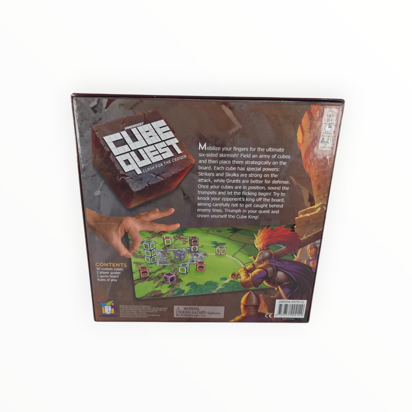 Cube Quest Clash For The Crown Board Game 2014 GameWright COMPLETE