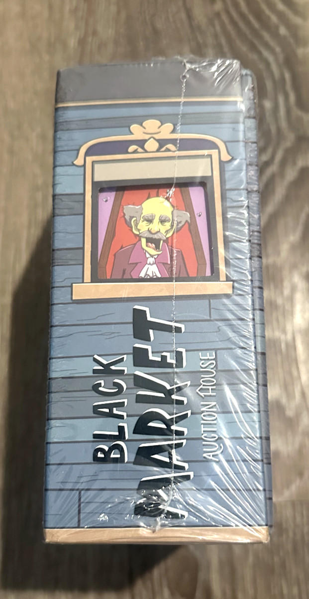 Black Market Auction House Bidding Bluffing & Bargaining 3-6 Players Ages 10+