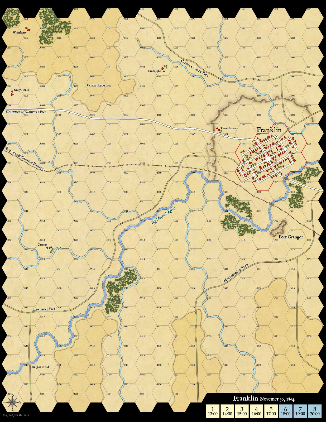 Worthington Games Franklin 1864 New In Shrink Wrap Fast Shipping