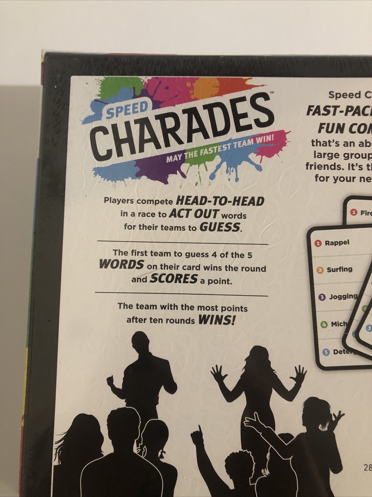 Speed Charades Fast Paced Family Party Game Board Age 13+ BRAND NEW SEALED