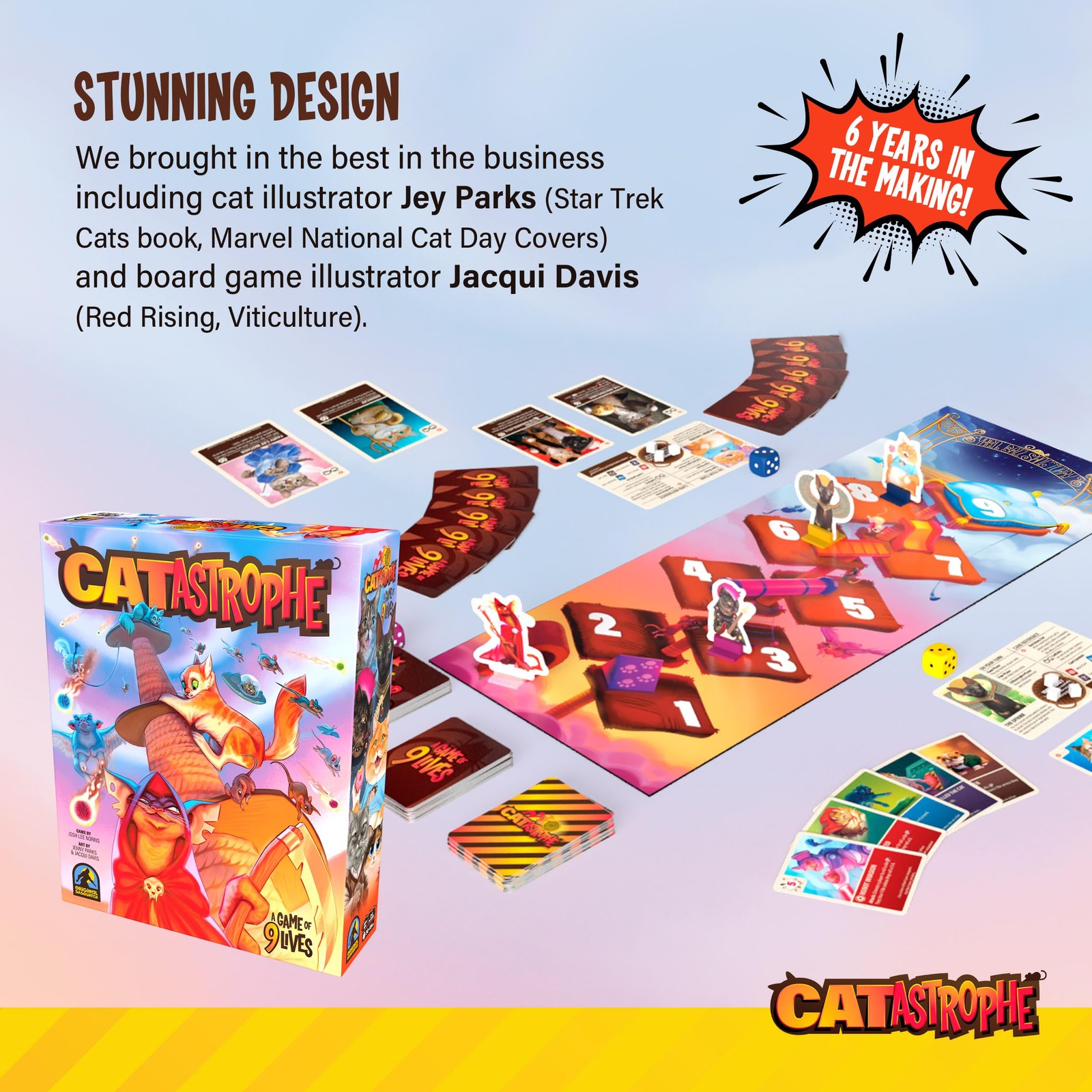 A Game of 9 Lives | The Purrfect Board Game for Family Night and Cat Lovers |…