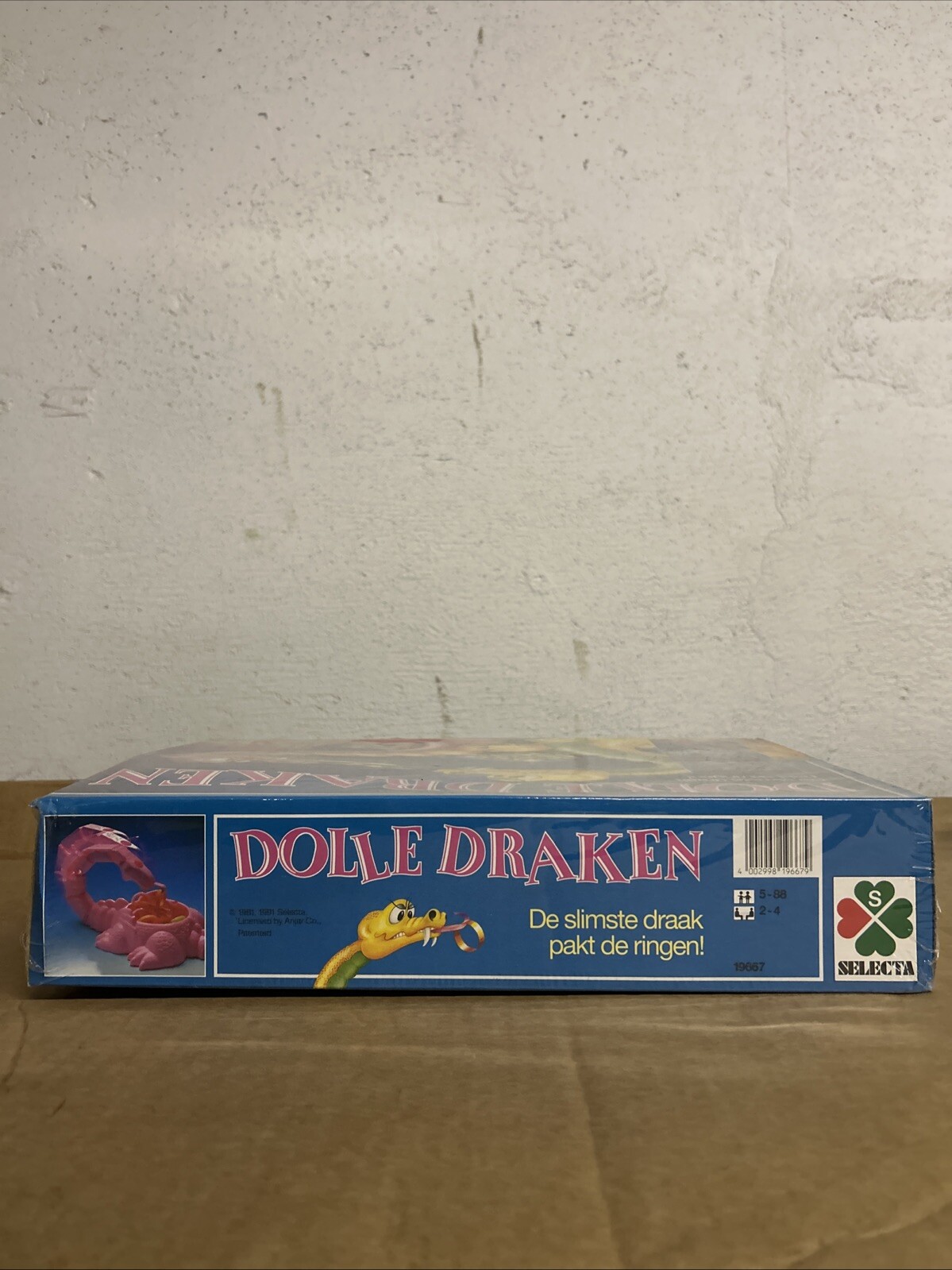 NOS 1991 Selecta Dolle Draken (Crazy Dragons) Kids Game Factory Sealed *RARE*