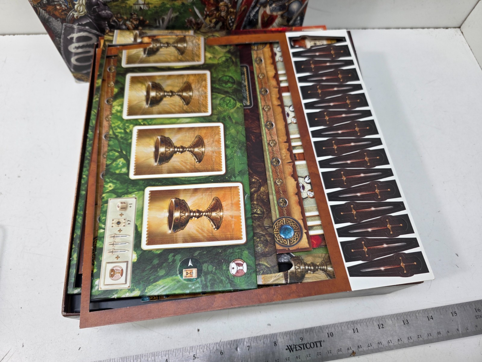 Shadows Over Camelot Board Game Days of Wonder 2012 SEALED CARDS MISSING 7 DICE