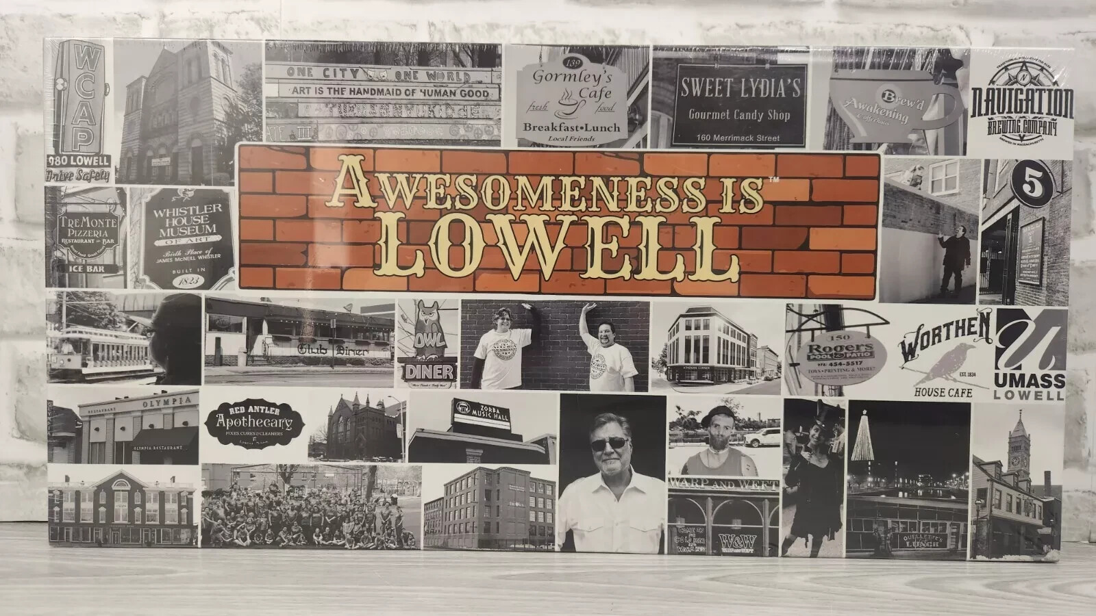 Awesomeness is Lowell Massachusetts Commemorative Board Game NEW 2018 Sealed