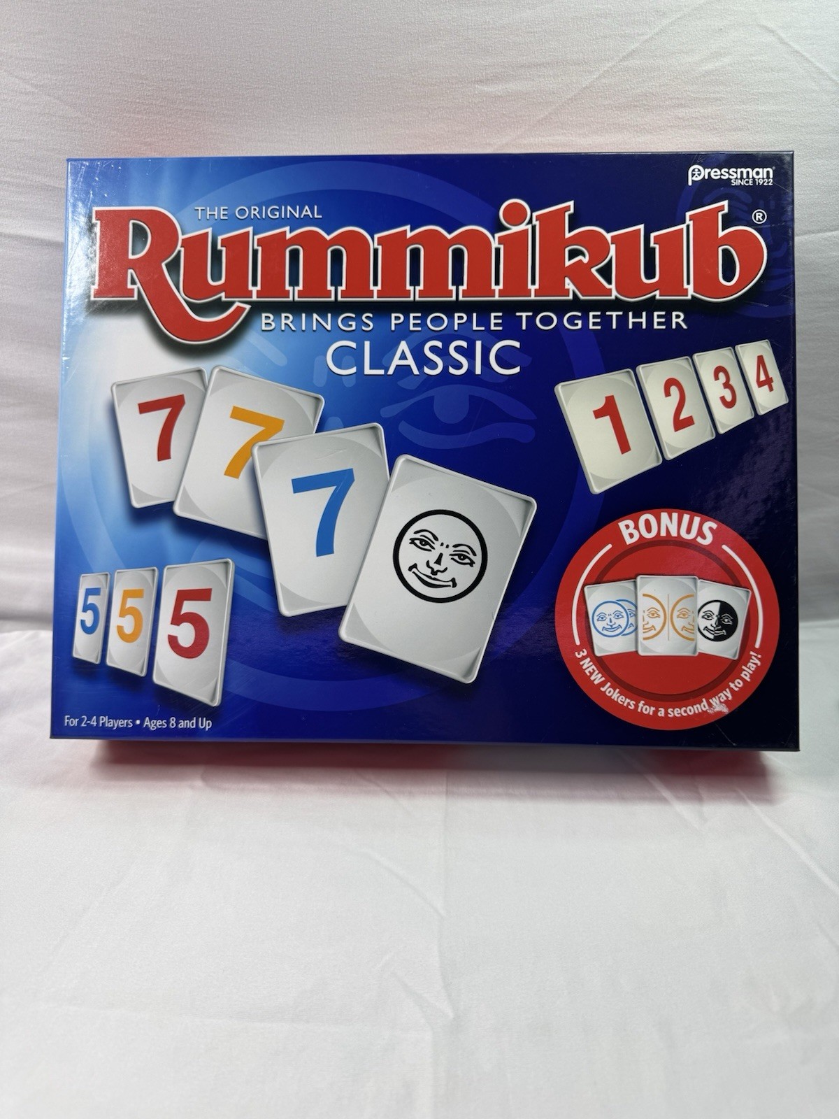 Rummikub Bonus Edition Game Includes 3 New Joker Tiles 2-4 Players Ages 8+