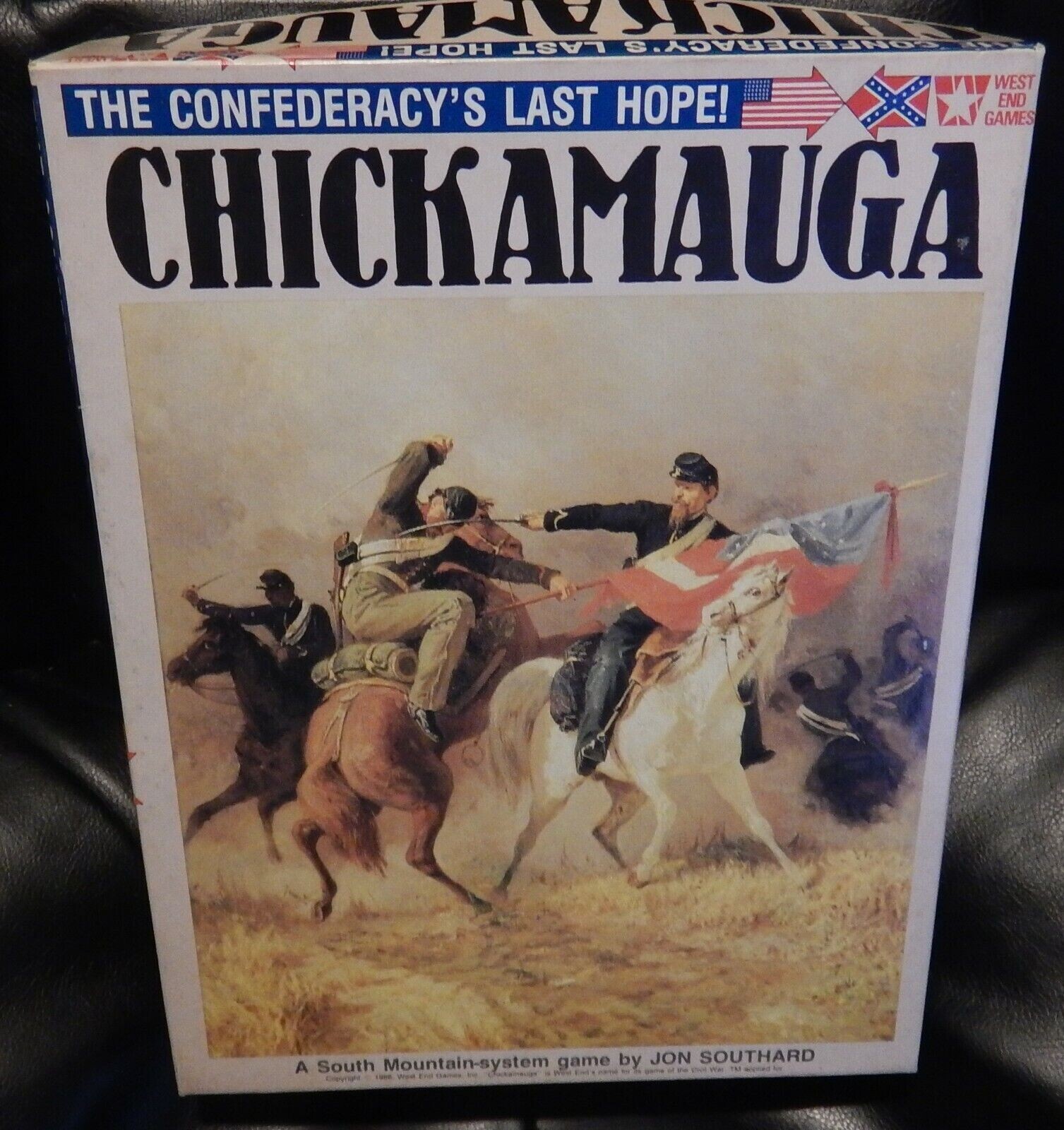 West End Wargame Chickamauga Board Game Unpunched See Photos