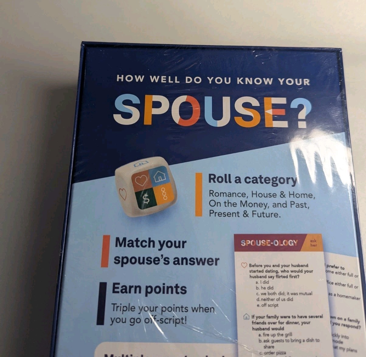 ‘Spouse-Ology’ A Marriage Trivia Game By Family Life 2024 (Damaged Box)
