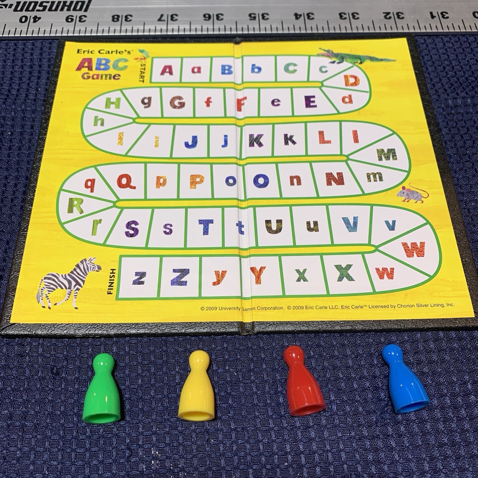 Eric Carle’s ABC Game Tin Complete Teacher PreSchool Upper & Lower Case Letters