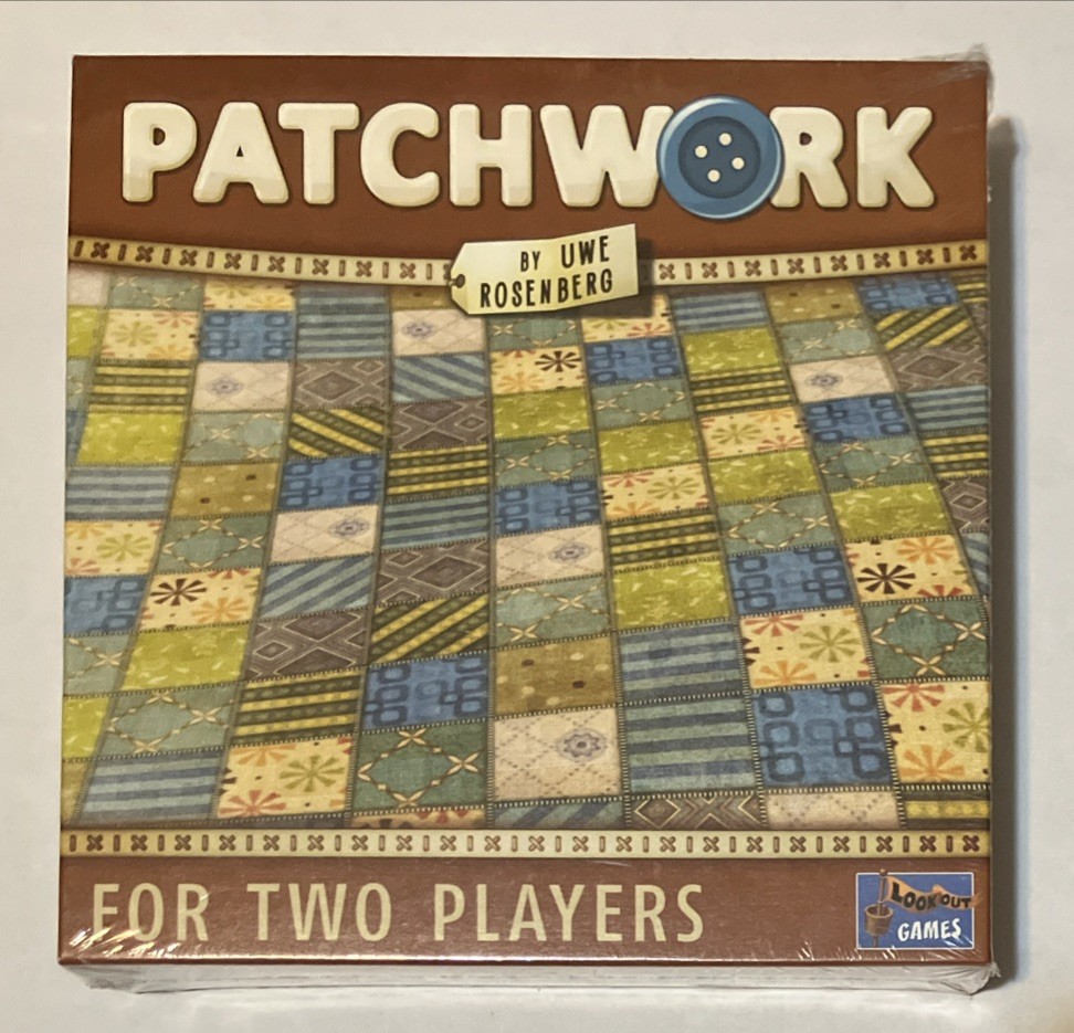 Patchwork Board Game by Uwe Rosenberg Lookout Games for 2 Player New SEALED