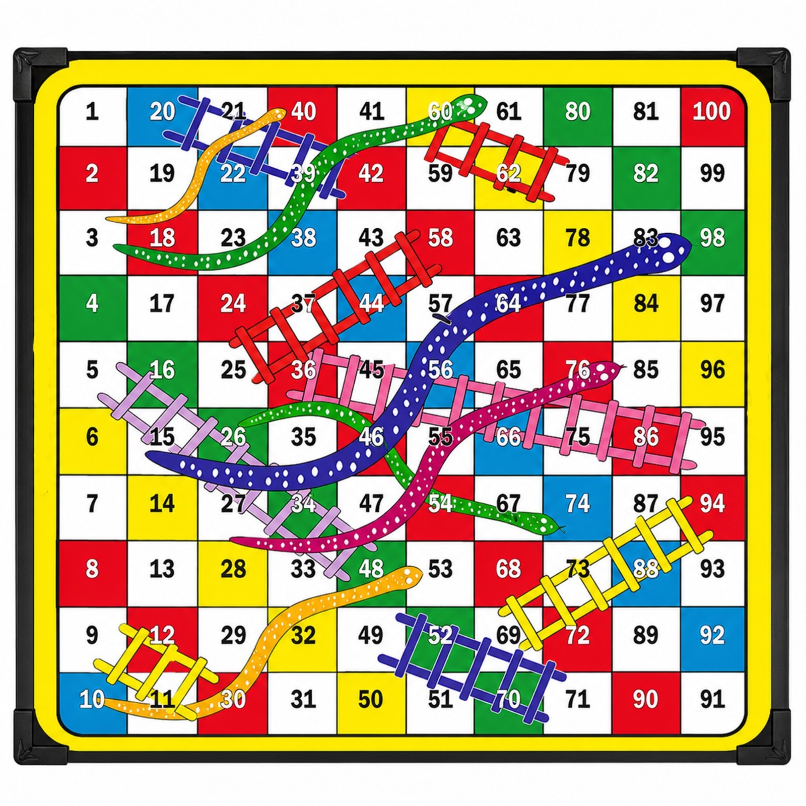 Ludo & Snakes and Ladders Family Board Game Set Kids Adults Indoor Fun plastic