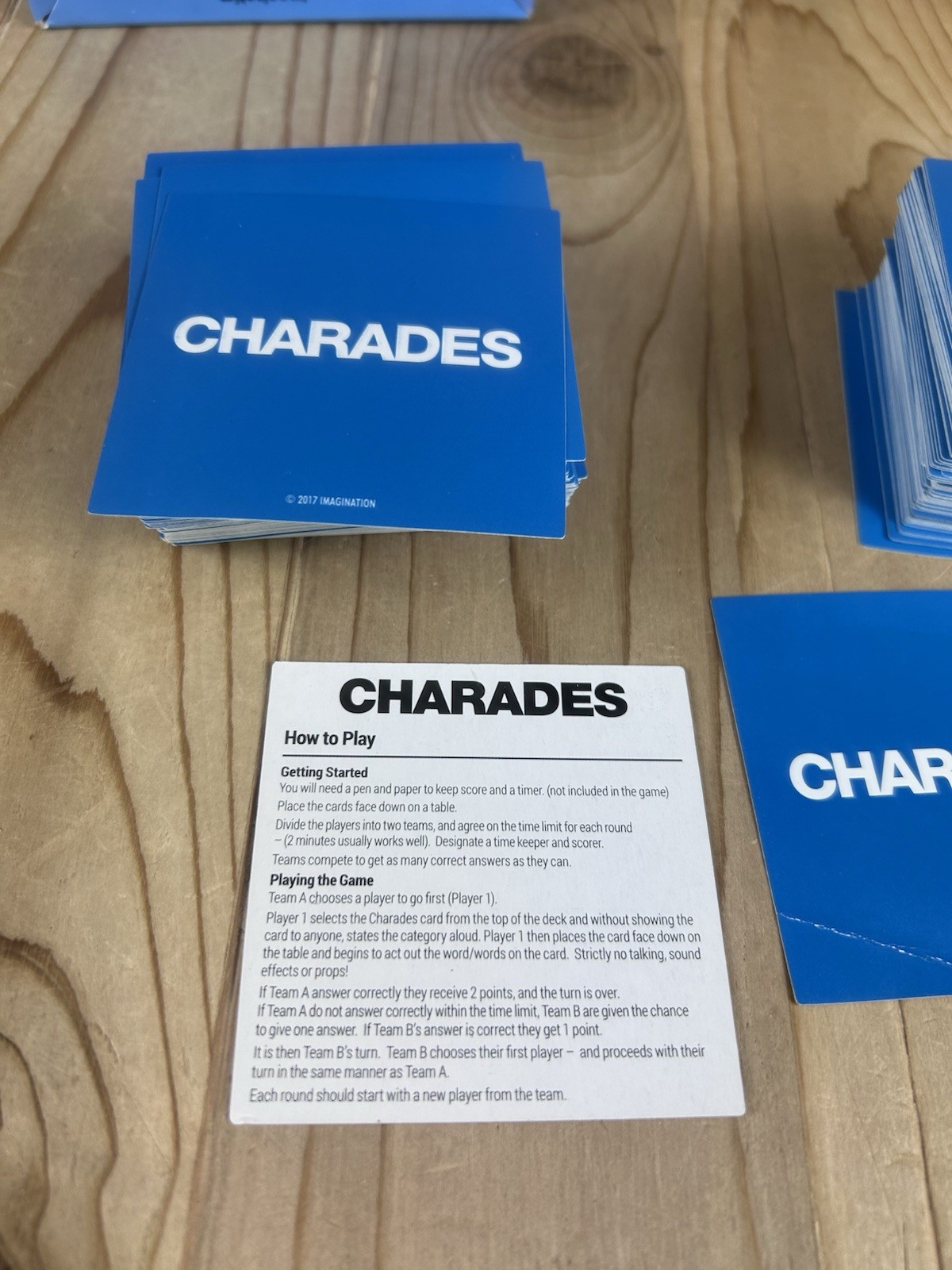 Game Box Charades Act It Out 2017 Cardinals Age 8 Up 4 Players Plus
