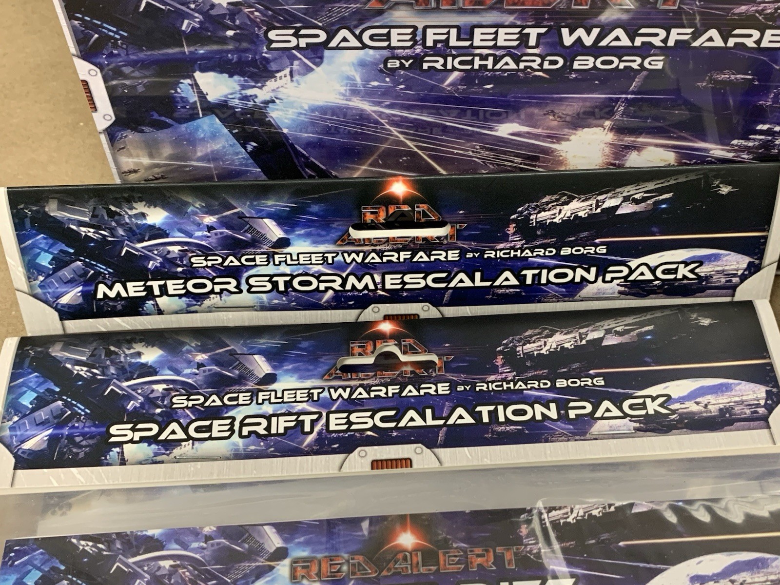 Red Alert Space Fleet Warfare Board Game Lot Core + Exps *NEW* by Richard Borg