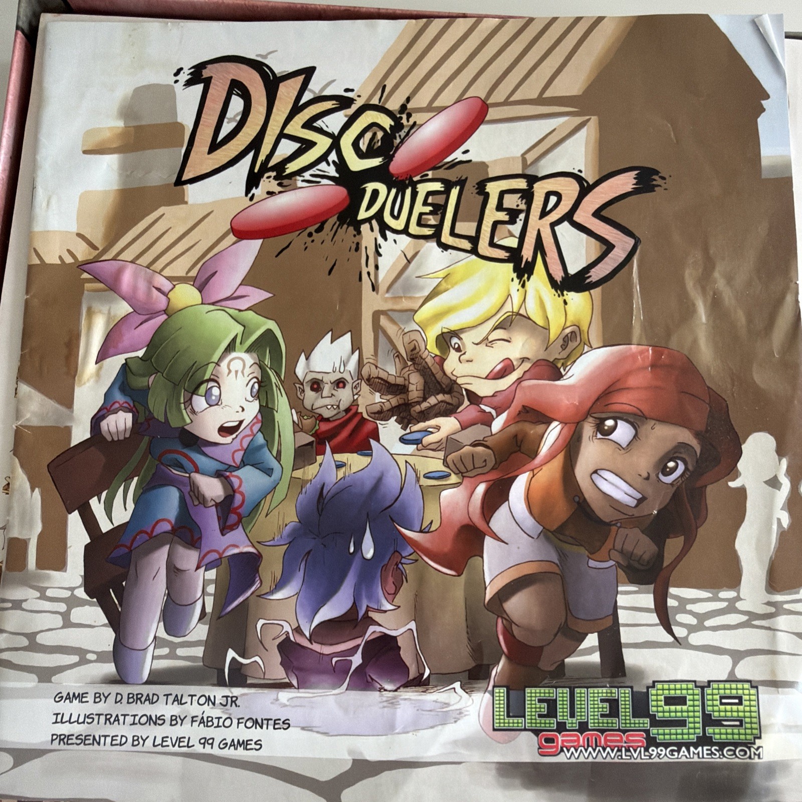 Disc Duelers Level 99 Games 2013 Mint 2-6 Players 45 Minutes P30