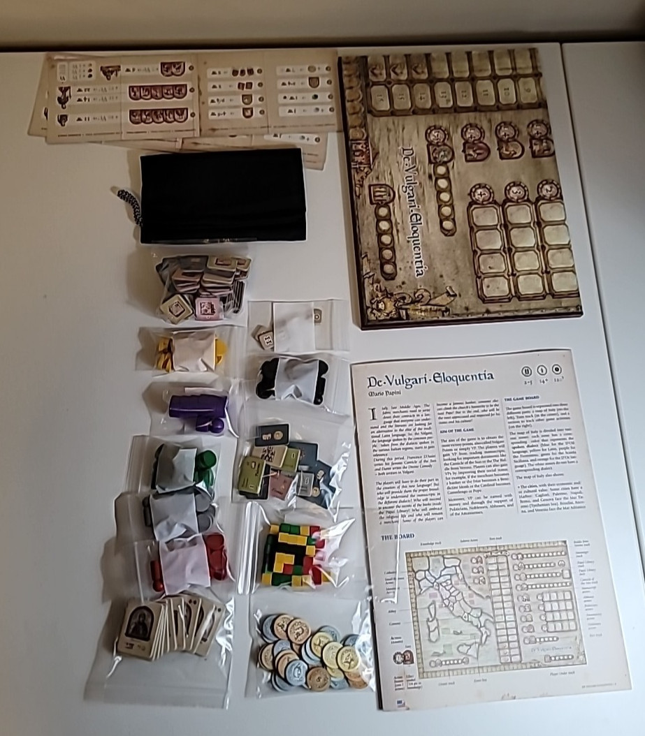 De Vulgari Eloquentia 2010, Z-Man Games, Pre-Owned