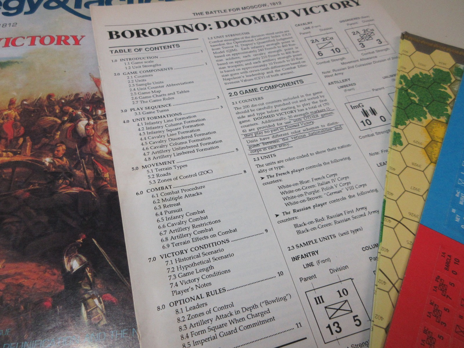 LOT OF Strategy & Tactics Decision Magazine War games #135 136 137 UNPUNCHED