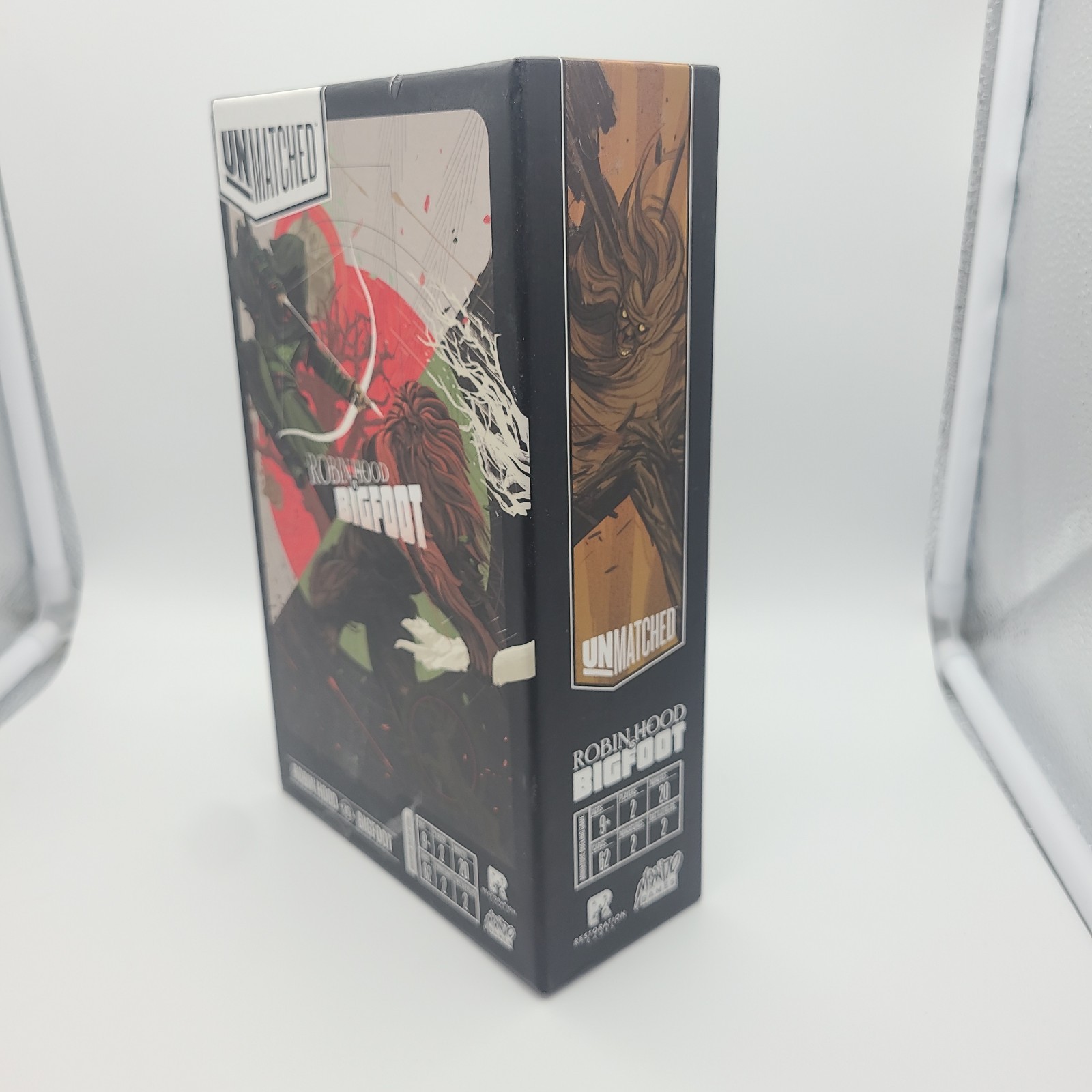 Restoration Games Unmatched Robin Hood Vs. Bigfoot Board Game Mondo Complete