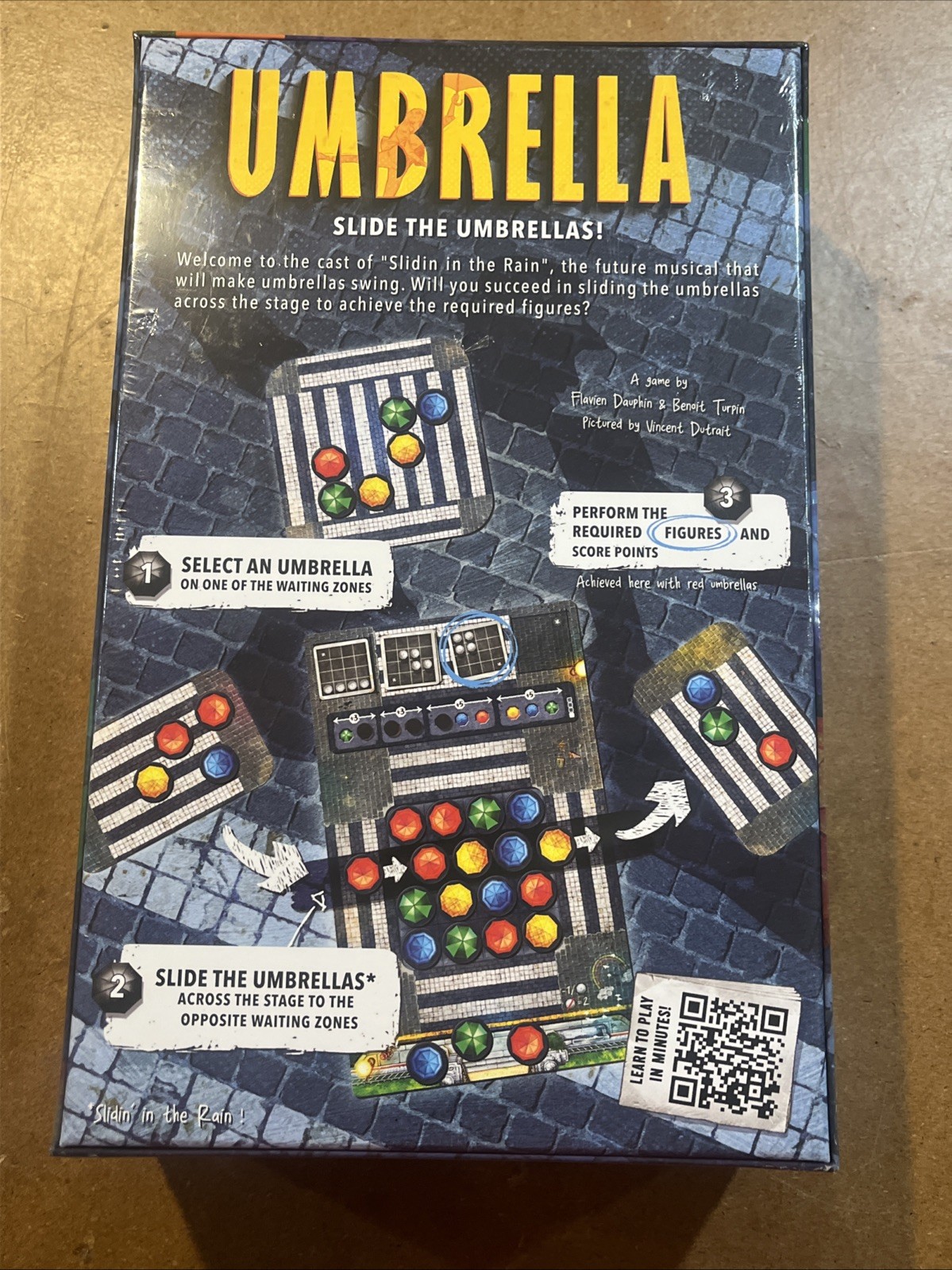 Umbrella Board Game A Vibrant New York City Strategy Game 1 To 4 Players New