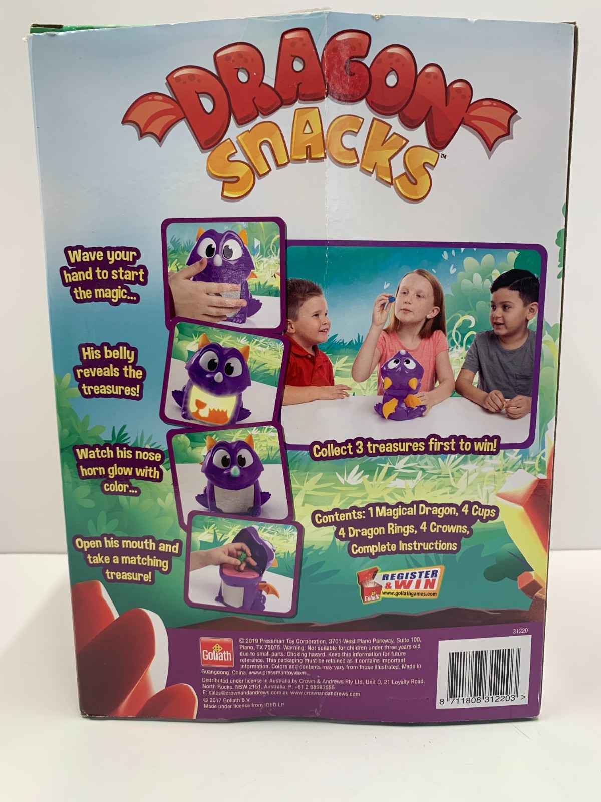 Dragon Snacks Game 2019 Electronic Light And Sounds Tested Works