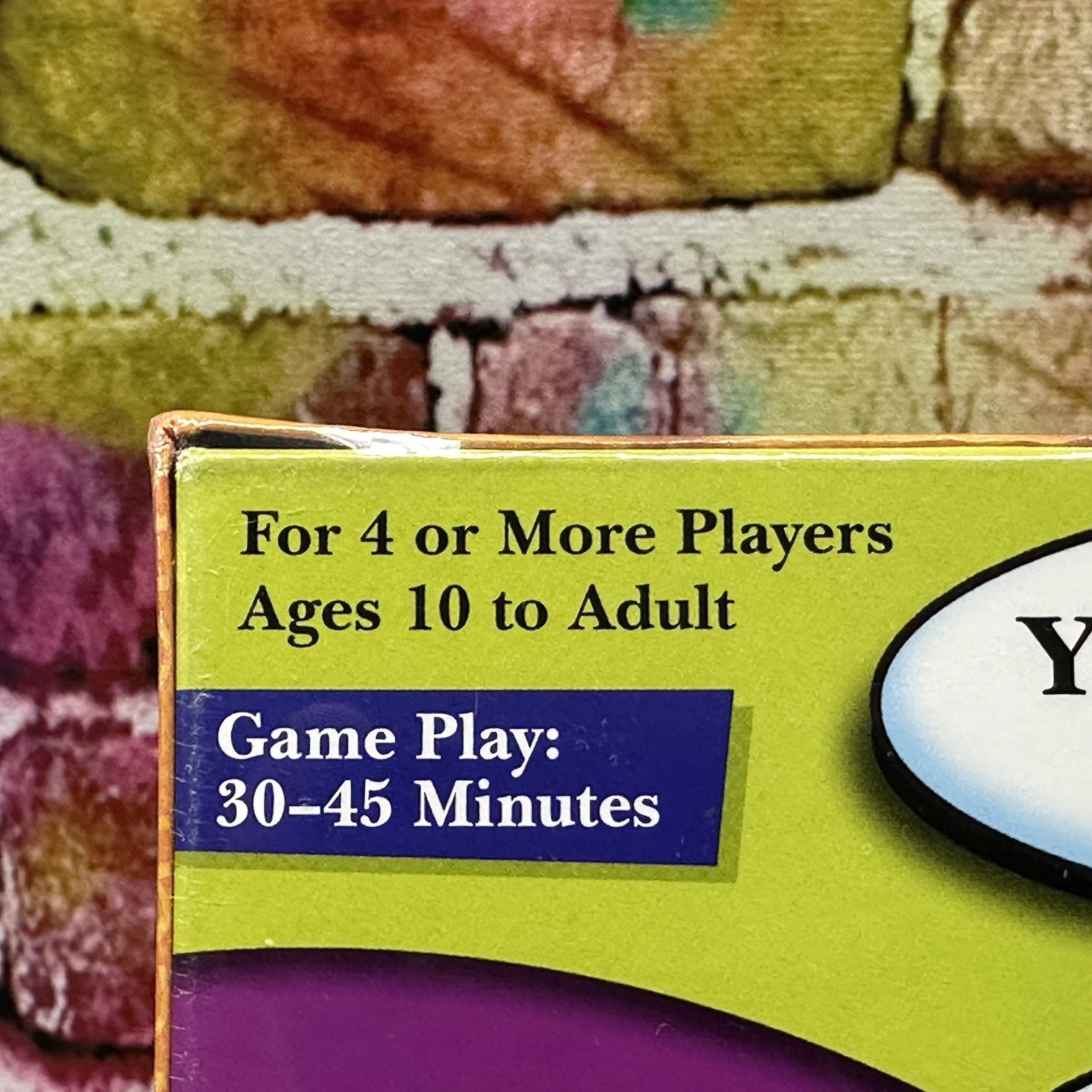 What’s Yours Like? PATCH 2007 Fun Laughs Family Party Game Ages 10+ Sealed NEW!