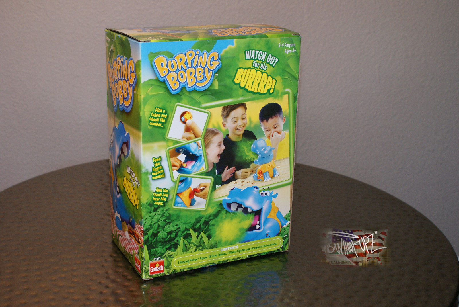 Goliath / Burping Bobby – Hippo Game: /Watch Out for His Burp! / ages 4 and up