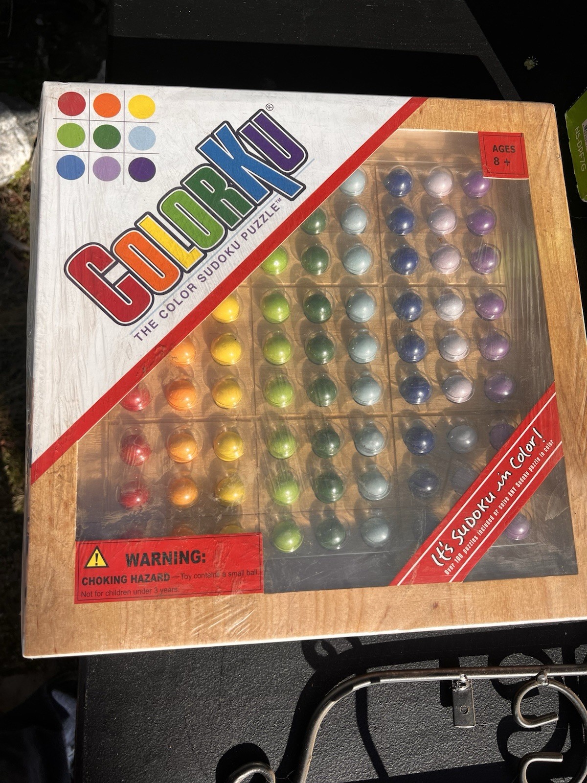 Colorku Solid Wood Color Sudoku Puzzle – Complete Set – Logic Game