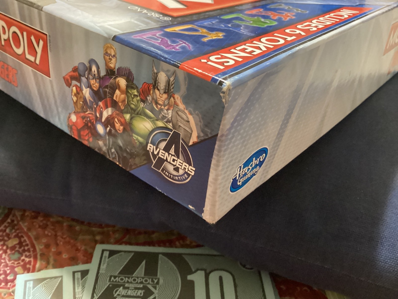 MONOPOLY MARVEL AVENGERS COMPLETE 2014 BOARD GAME! EXC. COND/ FREE POSTAGE!!!!!