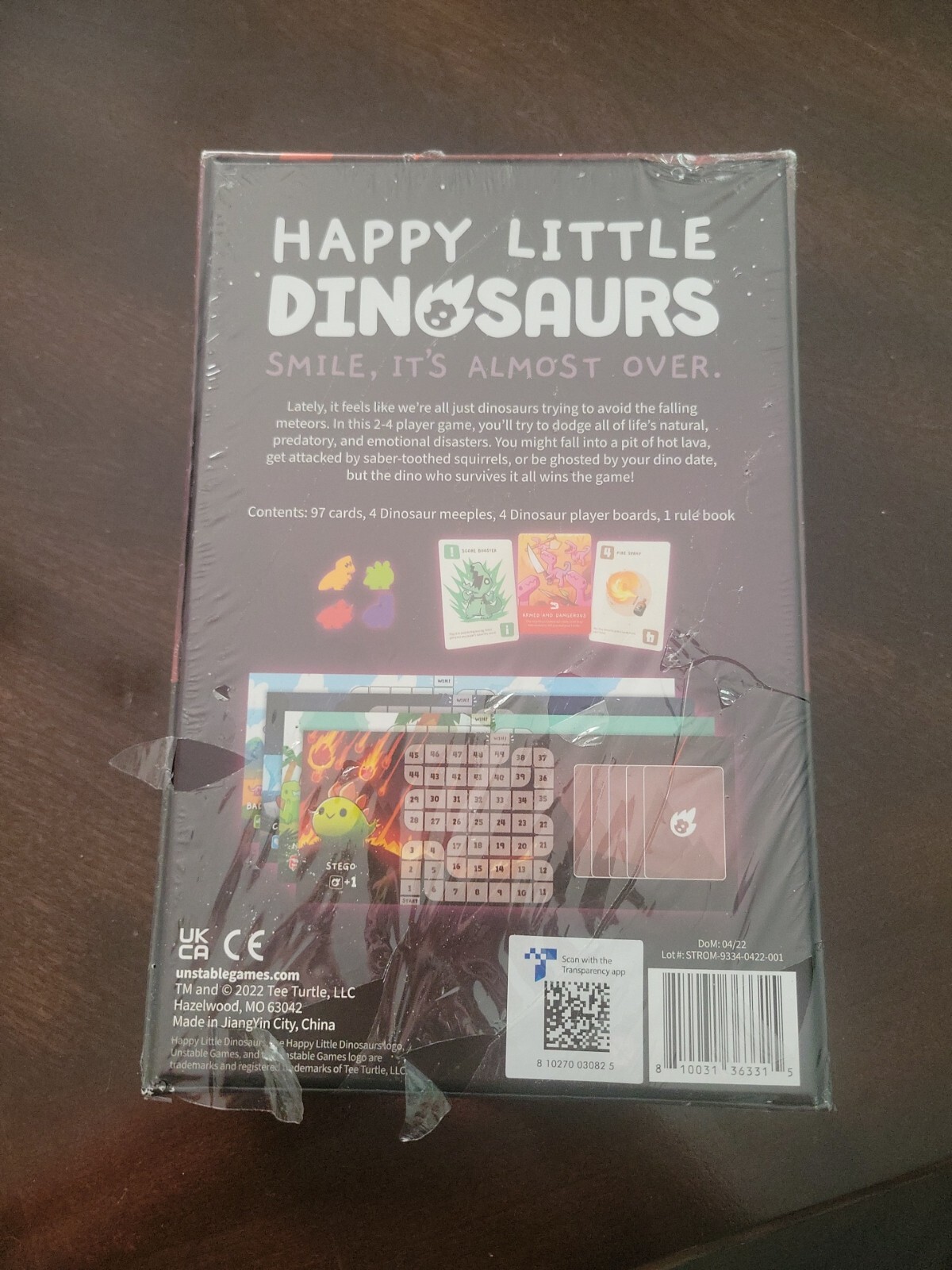 Happy Little Dinosaurs Base Game – Tee Turtle Teeturtle – NEW/SEALED