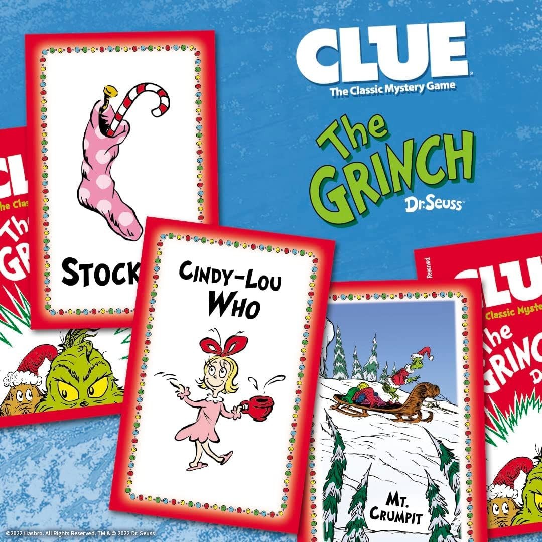 Discover Who Stole Christmas with CLUE: The Grinch Game – 60 Minutes of Fun