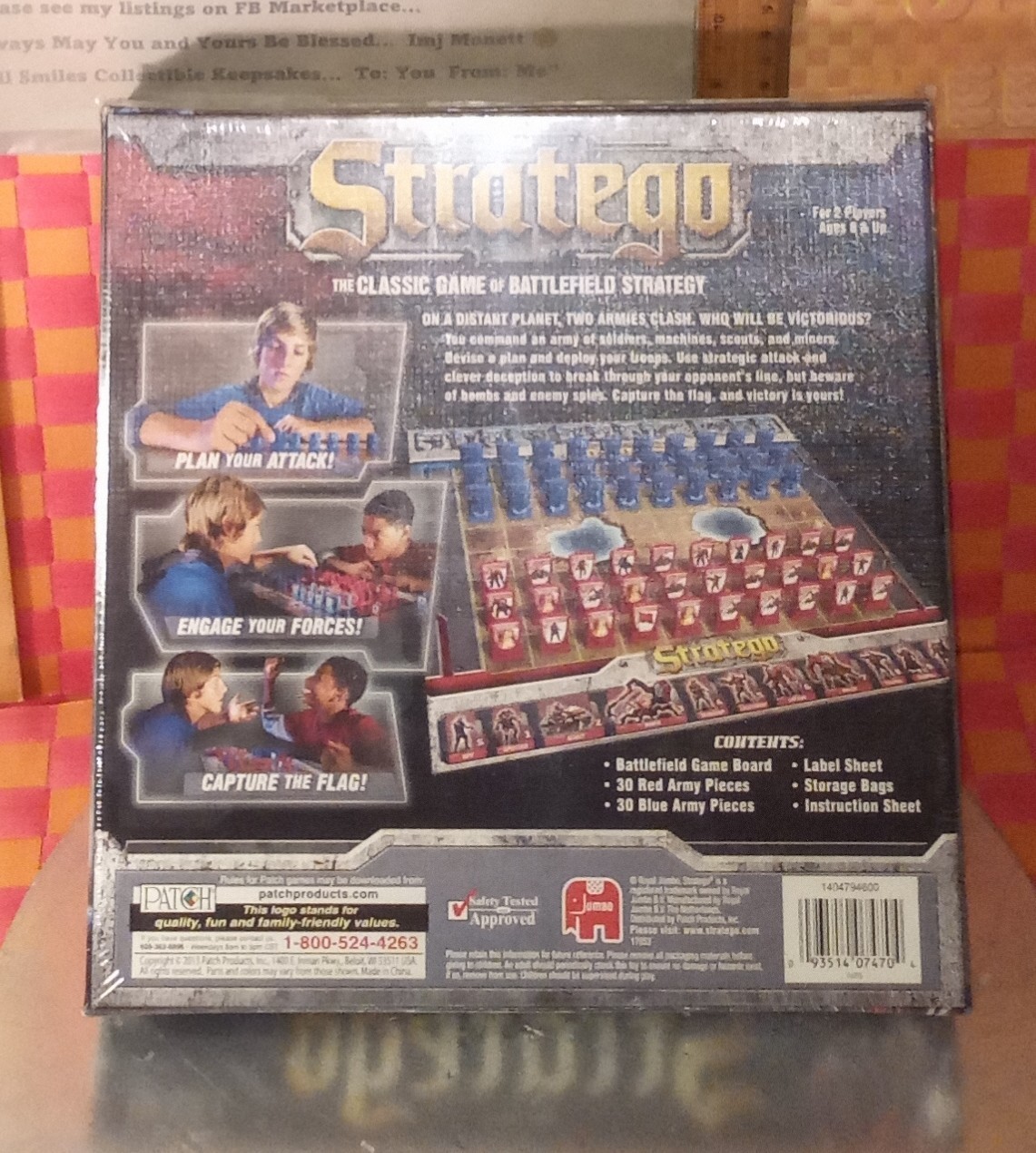 Game, Stratego, sealed, NIB, 2013 by Patch Products