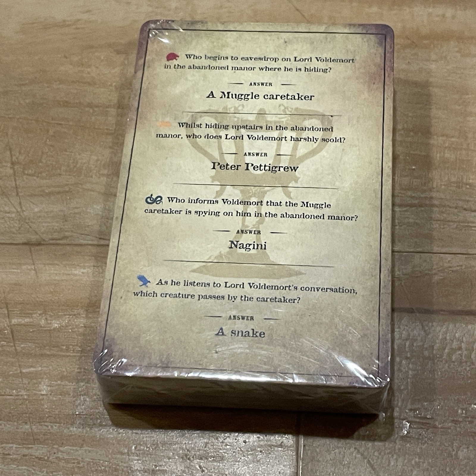3 Harry Potter Trivia Packs Goblet Of Fire/Order Pho/Half Blood New, Bk 4, 5, &6