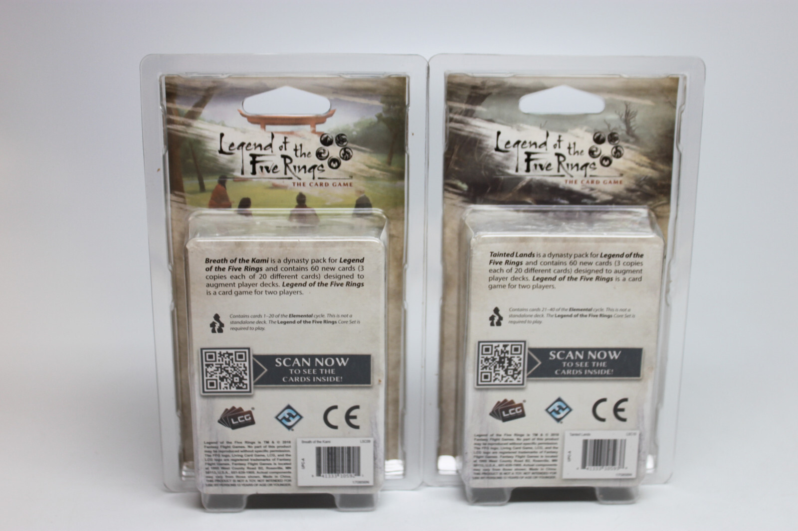 Legend of the Five Rings The Card Game: Lot of 9 Dynasty & 1 Clan Pack
