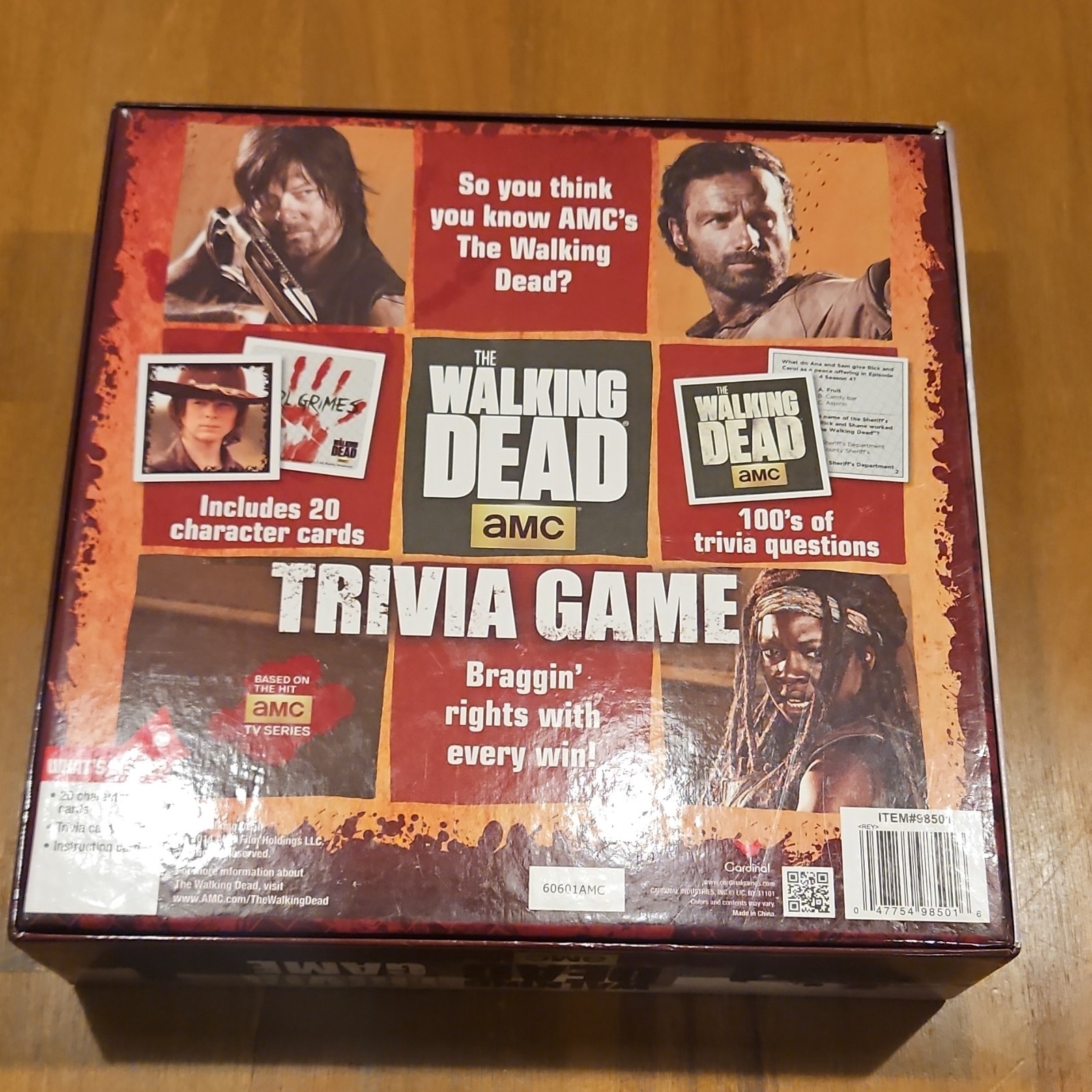 The Walking Dead Trivia Game From Cardinal Games