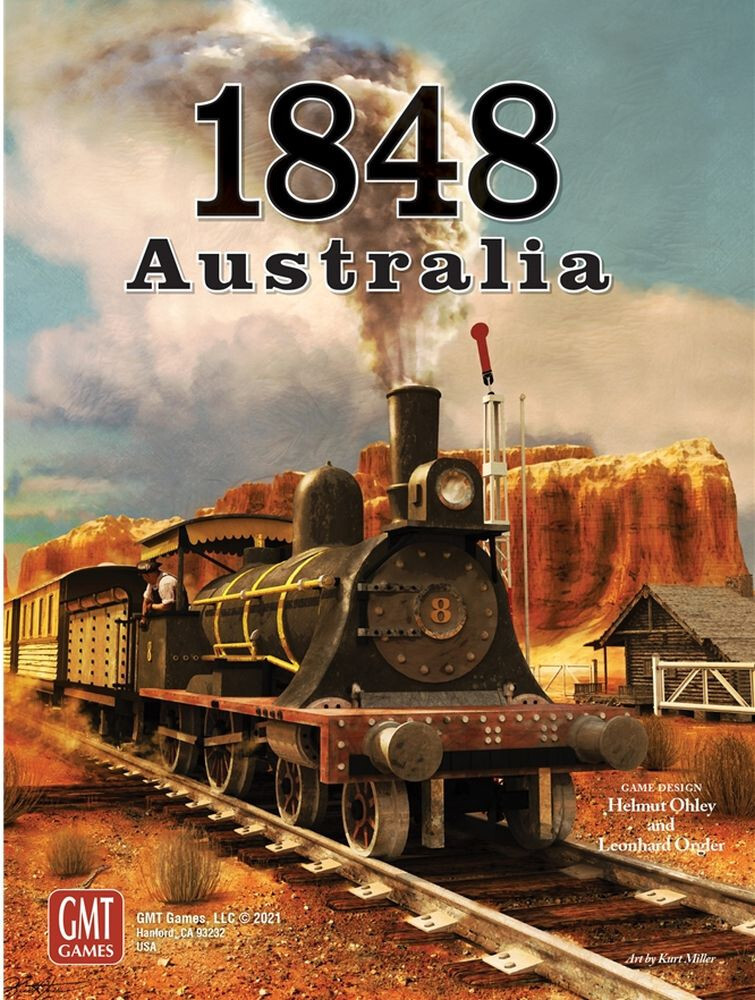 GMT Games: 1848: Australia 2021 Brand New In Shrink Wrap Fast Shipping