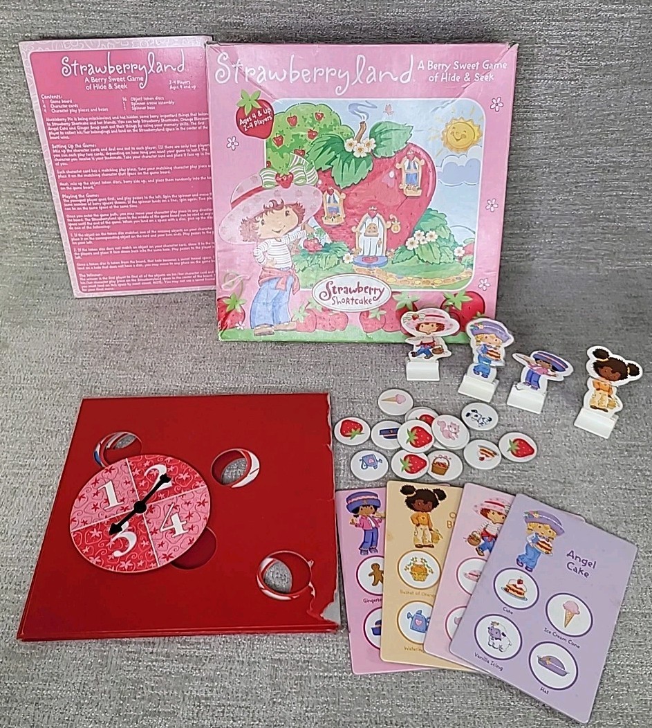 Strawberryland – A Berry Sweet Game of Hide & Seek by RoseArt 2003 READ