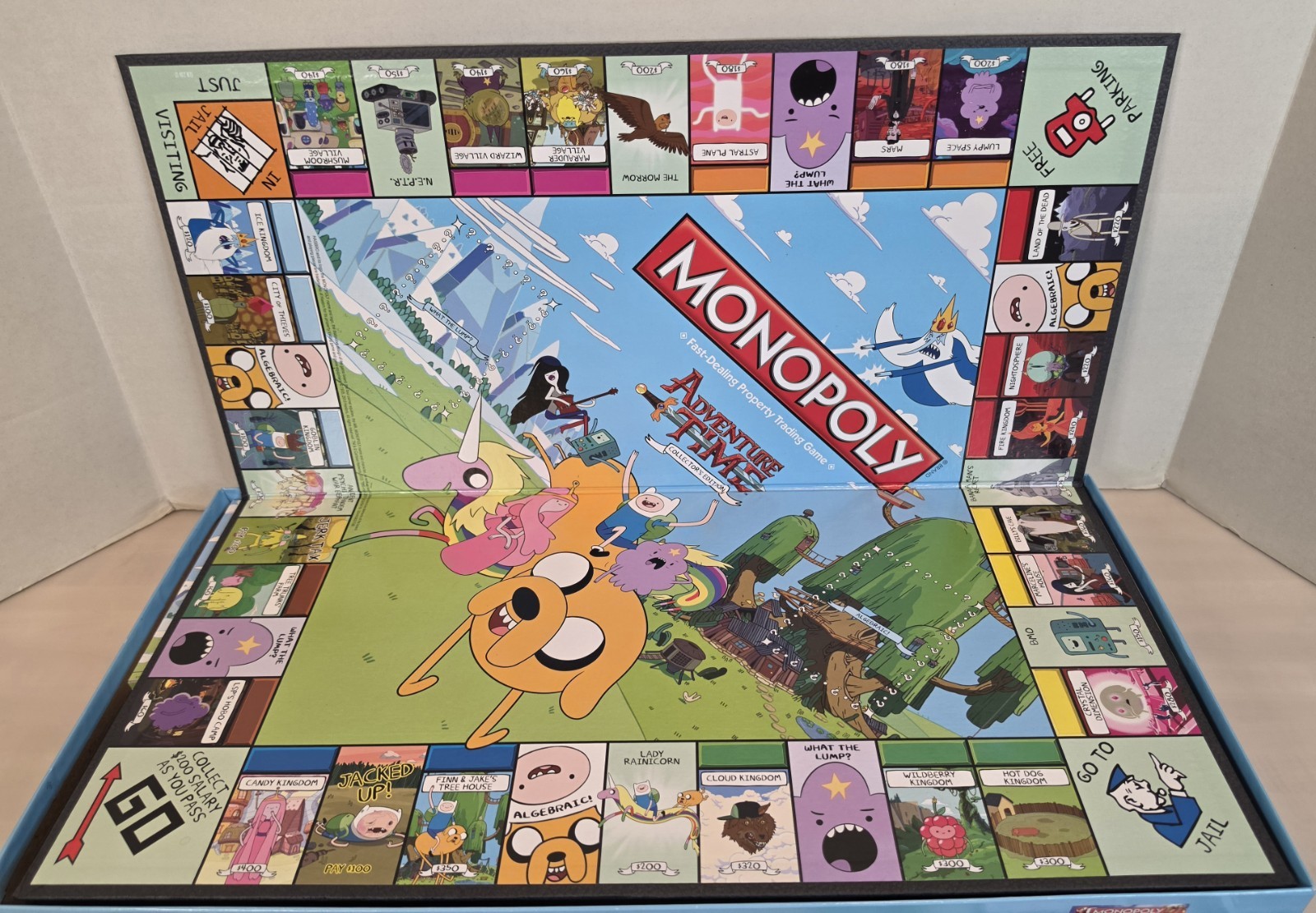 Monopoly Adventure Time Collector’s Edition Board Game Cartoon Network COMPLETE