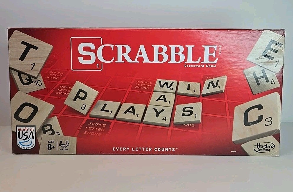 RR | Scrabble Crossword Game Hasbro 2013 Complete