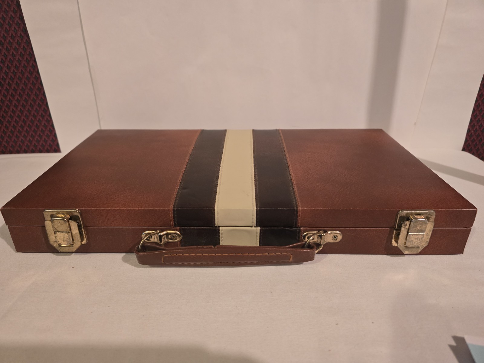 Cardinal Vintage Rummy-O Rummikub Game with Faux Leather Carrying Case Good Cond