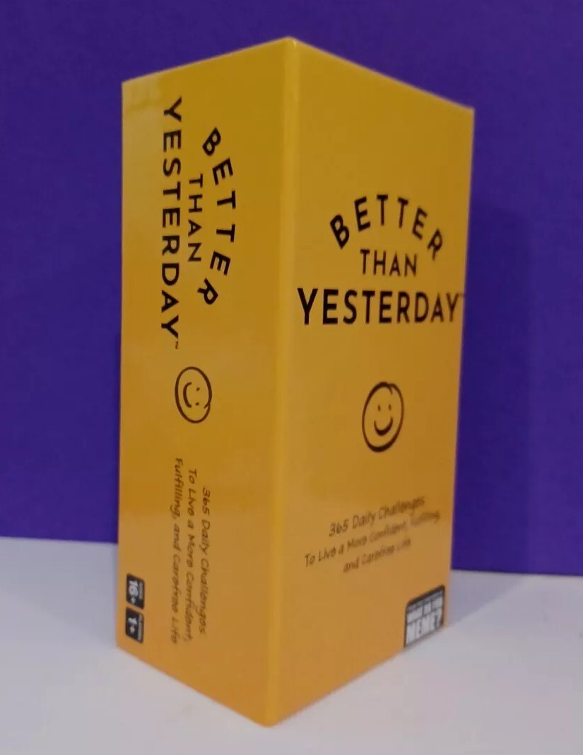 GAME- Better Than Yesterday-365 Daily Challenges-MEME-2022- Pre-owned/ Complete
