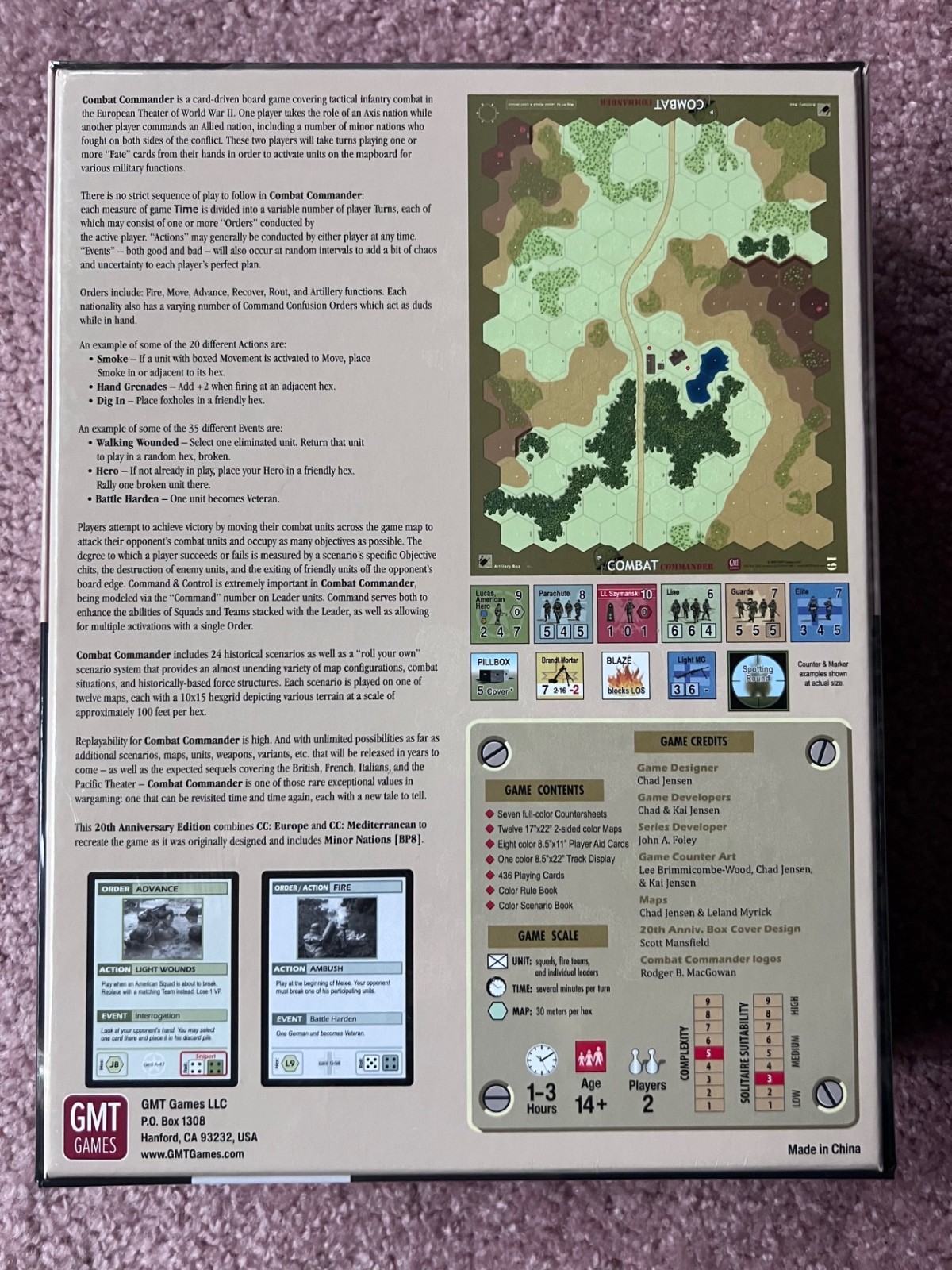 Combat Commander 20th Anniversary Edition by GMT Games 2025 mint in shrink