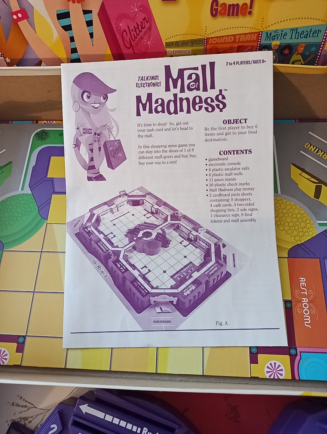 Milton Bradley Electronic Mall Madness 2004 Tested & Complete