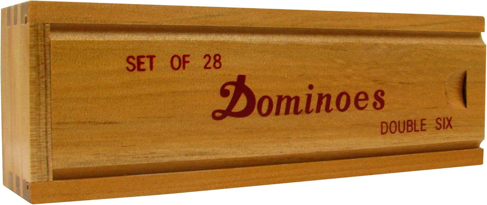 Double Six Dominos – 28-Piece Ivory Dominos Set for Adults and Kids – Classic Nu