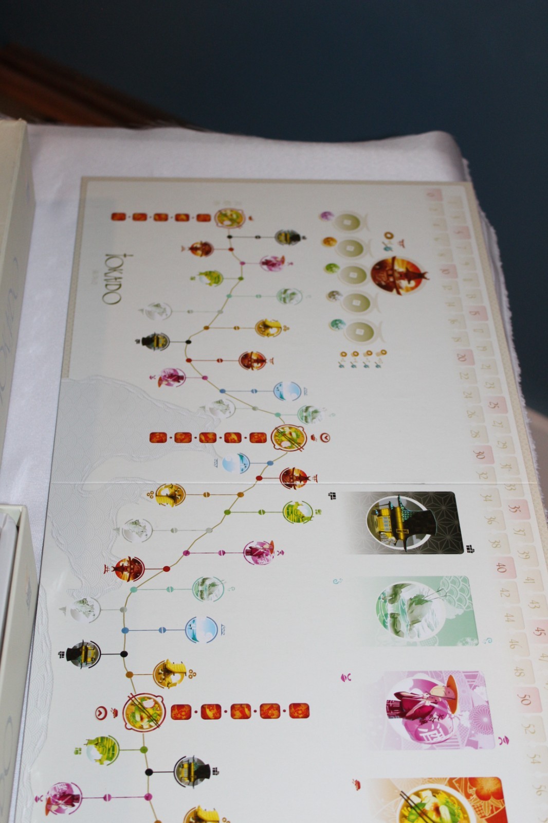 UNUSED Tokaido Board Game & Crossroads Expansion Fun Forge 2014 Antoine Bauza