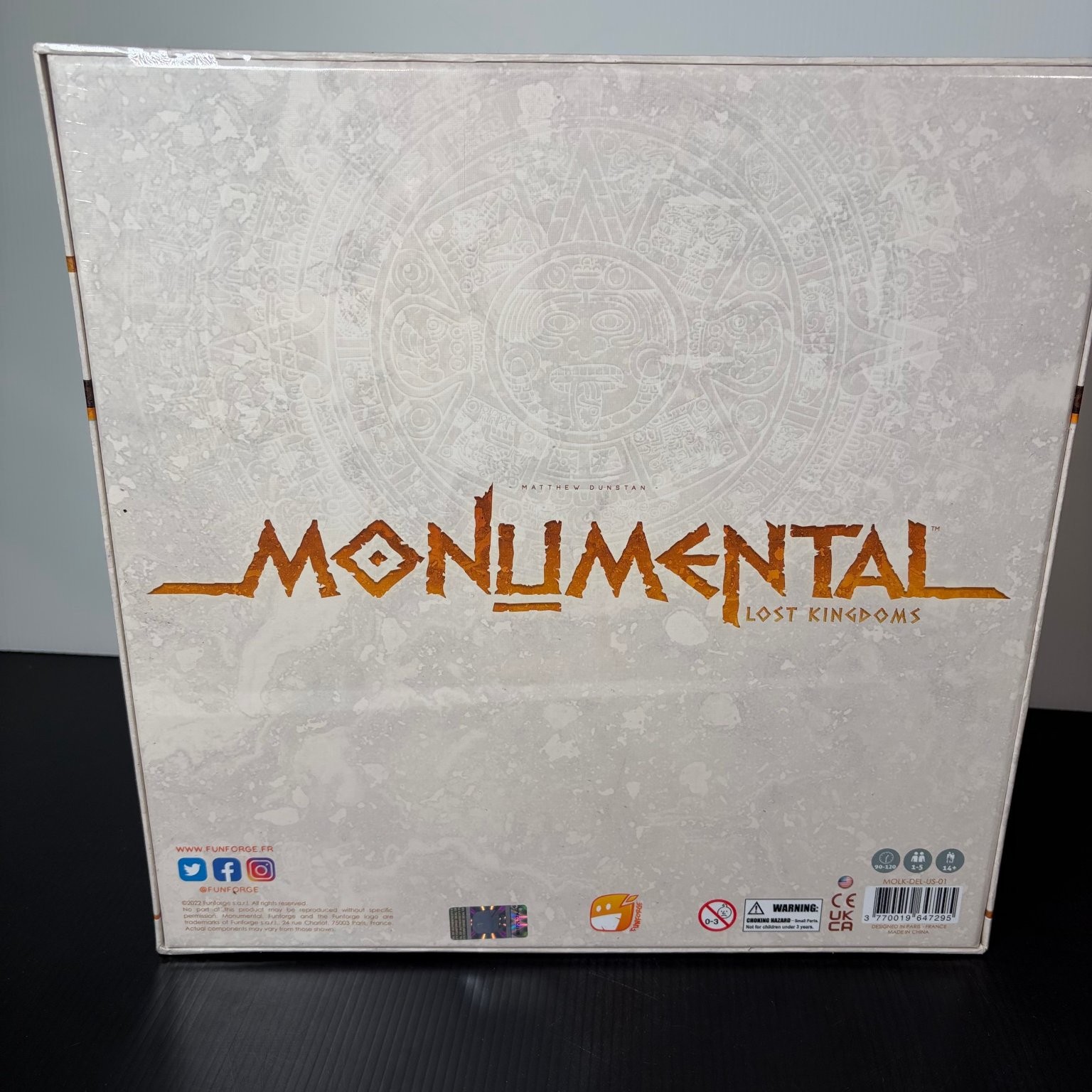 Monumental Lost Kingdoms Civilization Box Expansion Funforge Board Game Ages 14+