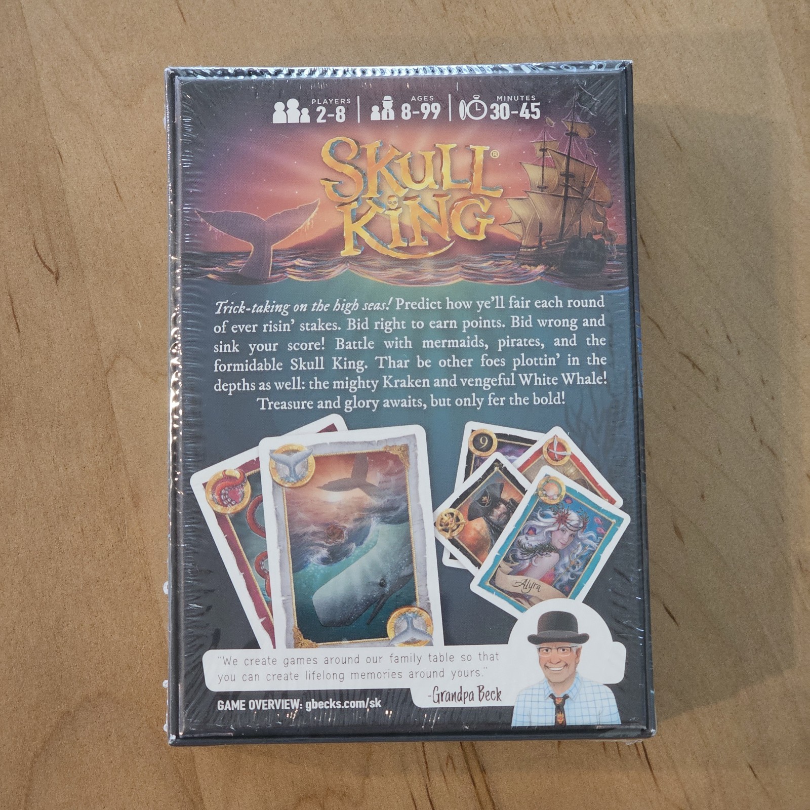 Skull King Card Game Grandpa Beck’s Games New Factory Sealed Stanwood Washington