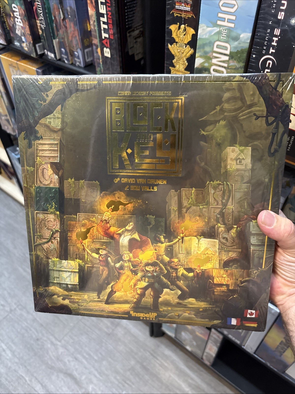 Inside Up Games Block and Key Board Game 3D Puzzling Observation