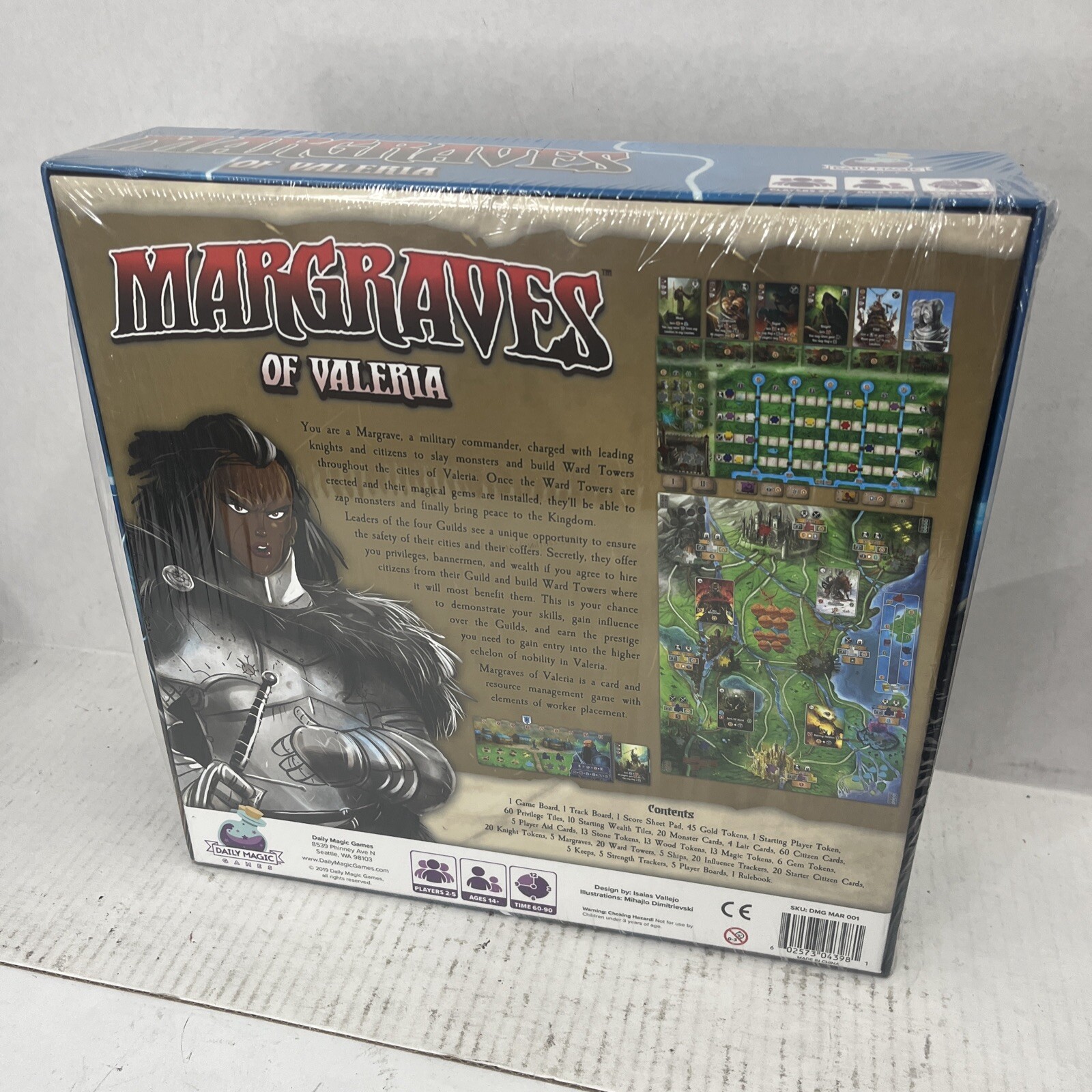 Margraves of Valeria Board Game by Daily Magic Games – New & Sealed